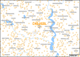 map of Choji-gol