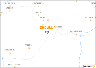 map of Chojlla