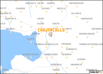 map of Chojñacollo