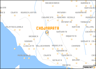 map of Chojña Pata