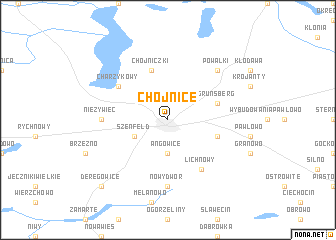 map of Chojnice