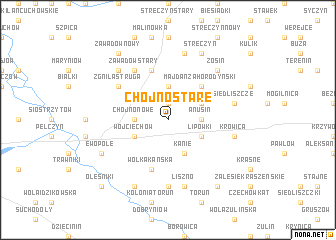 map of Chojno Stare