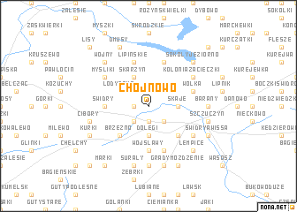 map of Chojnowo