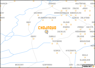 map of Chojnowo