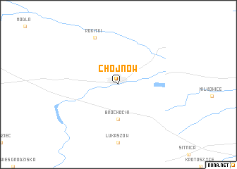 map of Chojnów