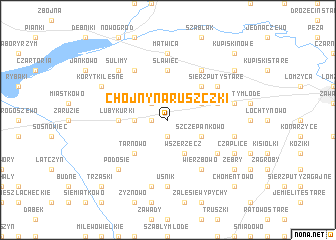 map of Chojny Naruszczki