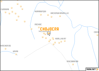 map of Chojocra