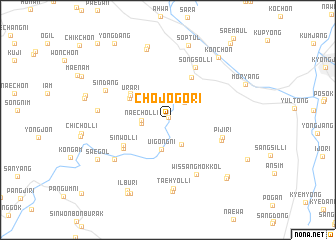 map of Chŏjogŏ-ri