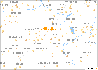 map of Chojŏl-li