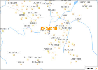map of Chojona