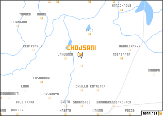 map of Chojsani