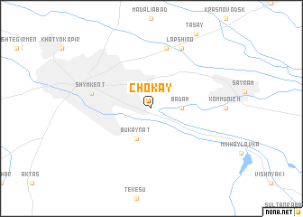 map of Chokay