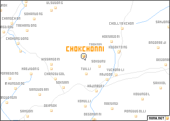 map of Ch\
