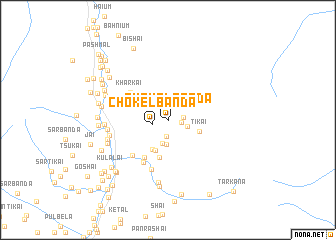 map of Chokel Bānda