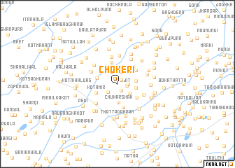 map of Chokeri