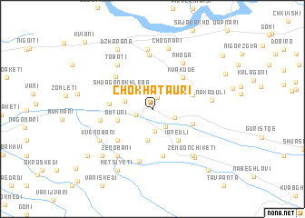 map of Chʼokhatauri