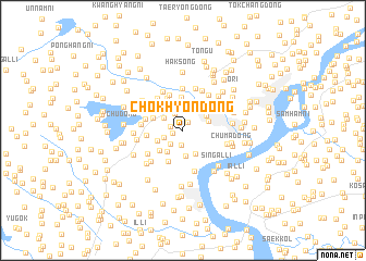 map of Chŏkhyŏn-dong