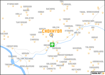 map of Chŏkhyŏn