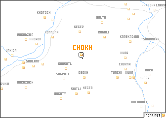 map of Chokh