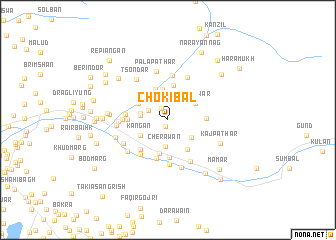 map of Chokībal