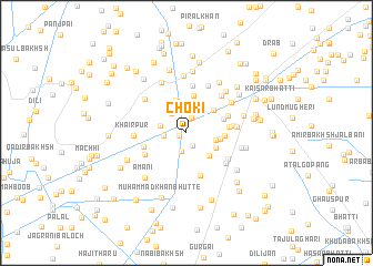 map of Choki
