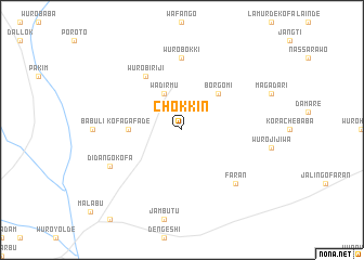 map of Chokkin