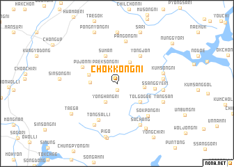 map of Chŏkkong-ni