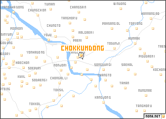 map of Chŏkkŭm-dong