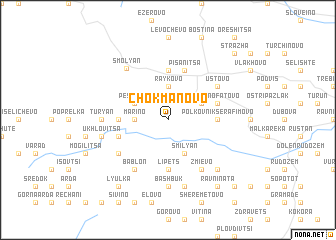 map of Chokmanovo