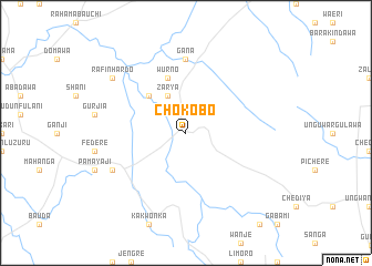 map of Chokobo