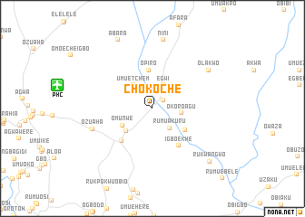 map of Chokoche