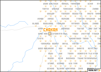 map of Chokom