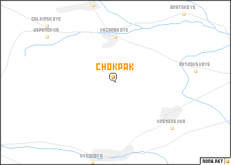 map of Chokpak