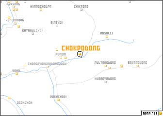 map of Chŏkp\