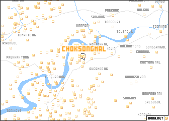 map of Chŏksŏng-mal