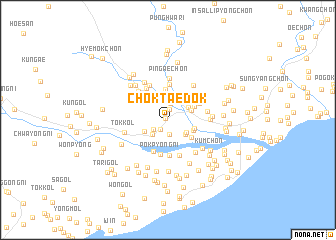 map of Chŏktaedŏk