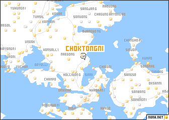 map of Chŏktŏng-ni