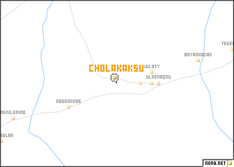 map of Cholak-Ak-Su