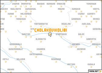 map of Cholakovi Kolibi