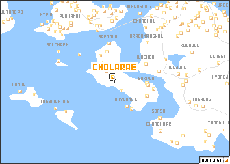 map of Chŏlarae