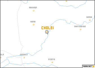 map of Cholei