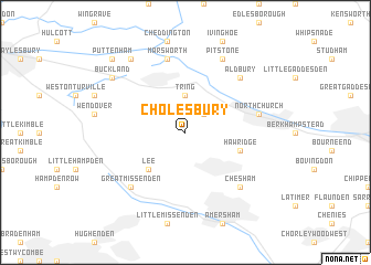 map of Cholesbury