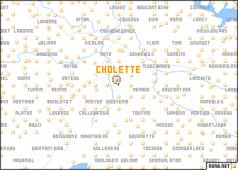 map of Cholette