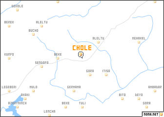 map of Chʼolē