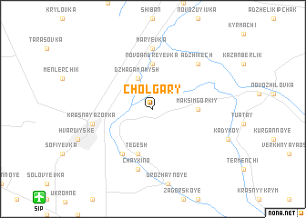 map of Cholgary