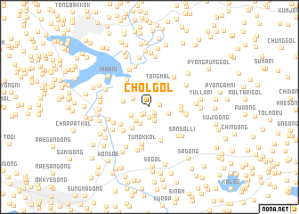 map of Chŏl-gol