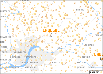 map of Chŏl-gol