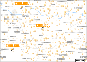 map of Chŏl-gol