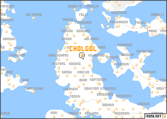 map of Chŏl-gol