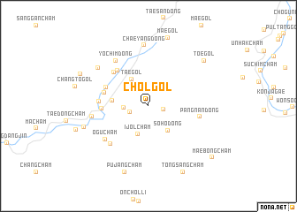 map of Chŏl-gol